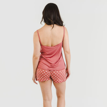 Pijama tirantes mujer soft Missy marsala