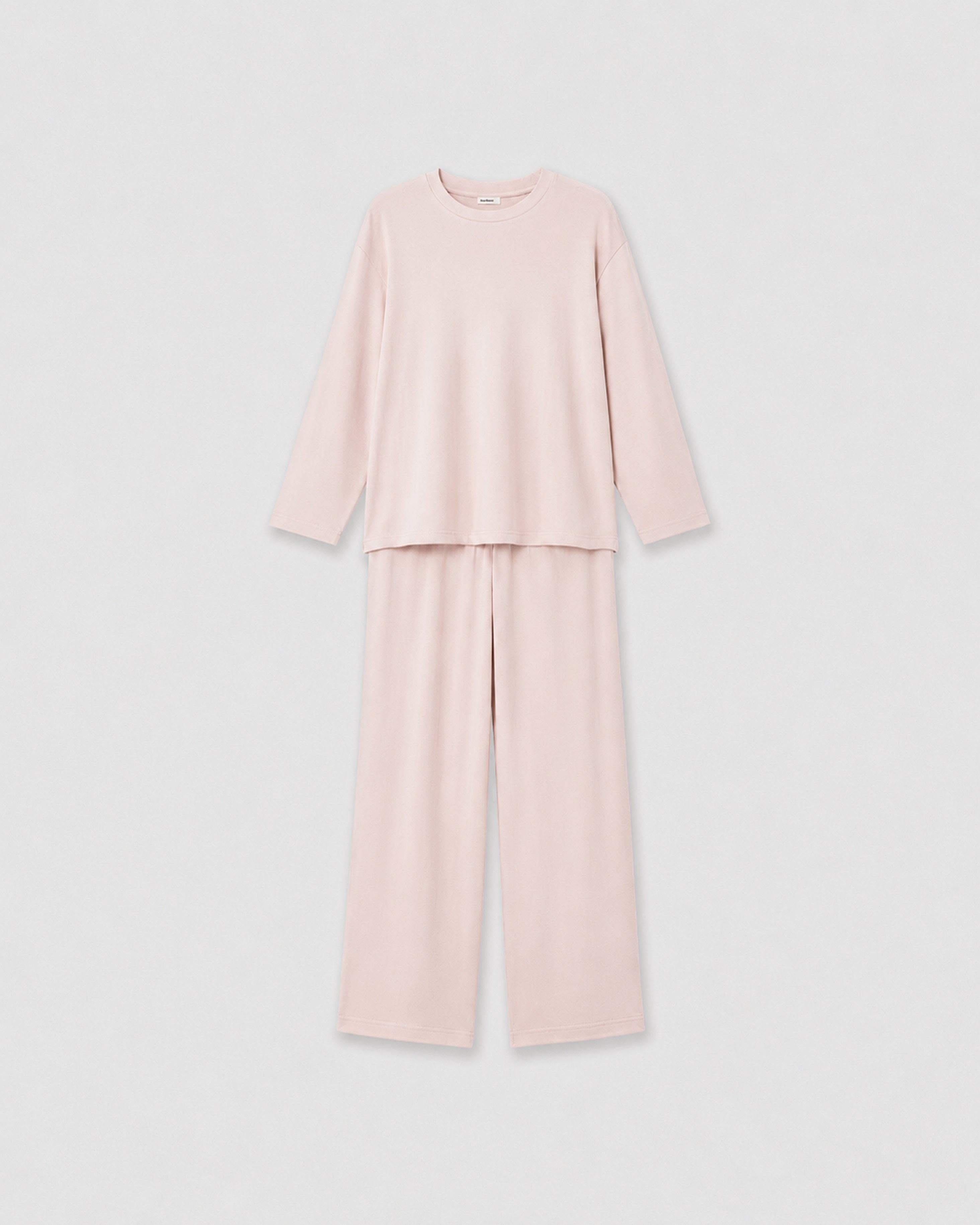 Pijama feminino longo liso de viscose