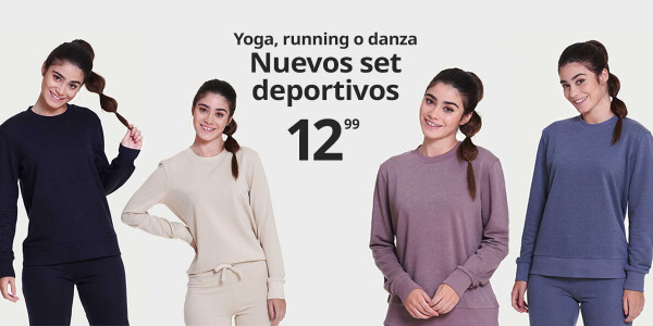 Set sports para yoga, running, danza... ¡y por solo 12,99€!
